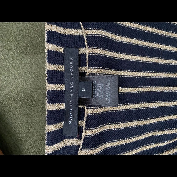 Marc Jacobs Gold and Black Knit Dress - Picture 2 of 2